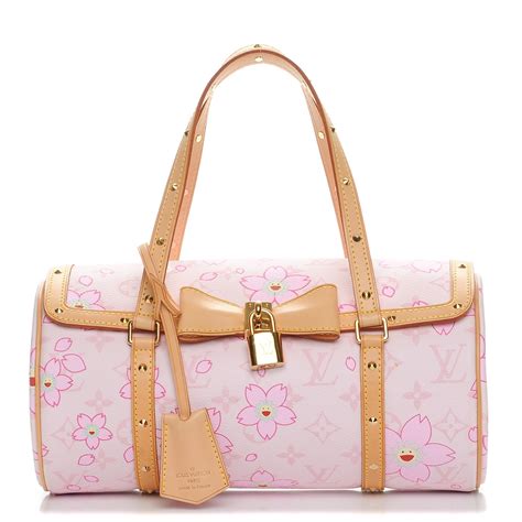 louis vuitton cherry blossom papillon fake|louis vuitton pink trunk papillon.